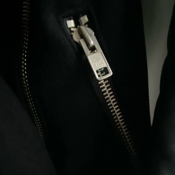 MACKAGE BLACK WOOL/LEATHER BELTED COAT - Picture 14 of 15